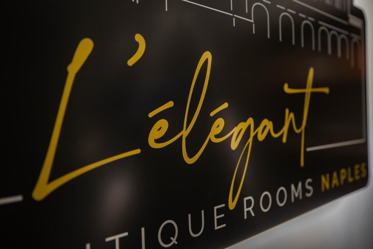 L'élégant BOUTIQUE ROOMS Napoli Esterno foto