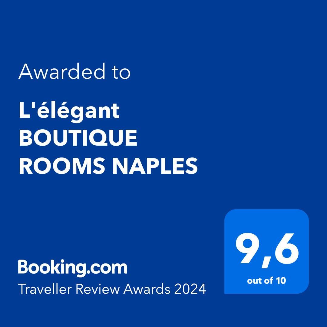 L'élégant BOUTIQUE ROOMS Napoli Esterno foto